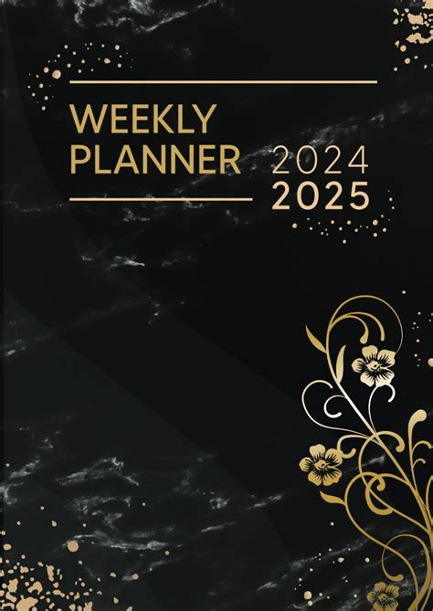 2024 2025 Weekly Planner Week To View Professional Large A4 Format