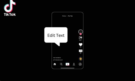 Tiktok에서 텍스트를 편집하는 방법 Howtohi