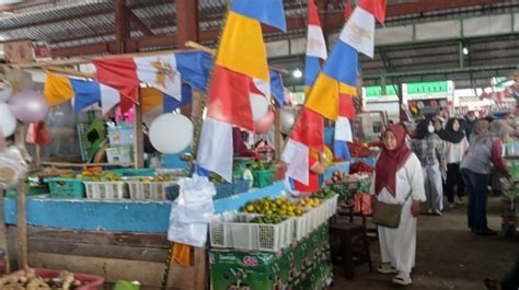 Lomba Hias Lapak Ala BRI Cara Pedagang Di Pasar Aurduri Rayakan