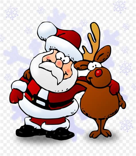 Rudolph Santa Claus Reindeer North Pole Clip Art, PNG, 2100x2400px ...