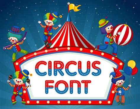 Circus Font on Behance