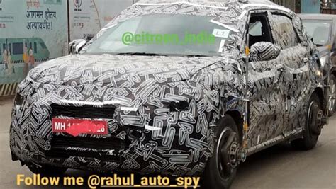 Citroen C3 Sporty Spotted Testing सिट्रोन सी3 स्पोर्टी टेस्टिंग के