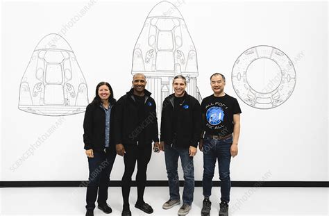 SpaceX Crew 1 Astronauts Stock Image C051 6207 Science Photo Library