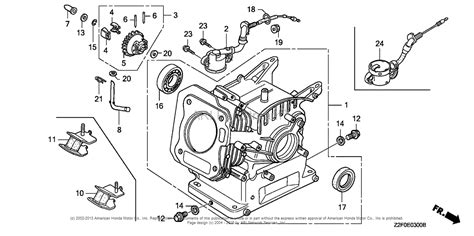 Honda Engines Gx160k1 Ar B Engine Jpn Vin Gcaak 1000001 To Gcaak