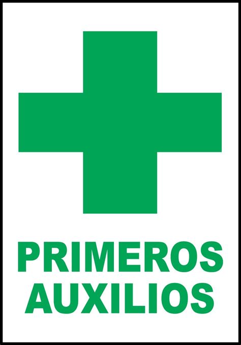 Letrero Primeros Auxilios