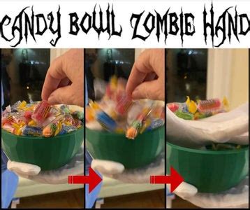 Candy Bowl Zombie Hand Prank!! : 6 Steps - Instructables