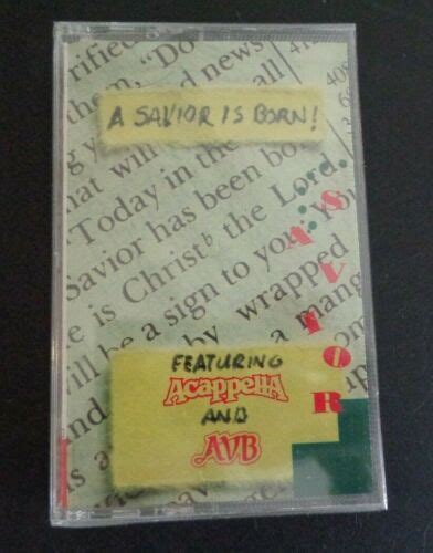 Acappella Avb A Savior Is Born Cassette Tape New Christian Music 1990