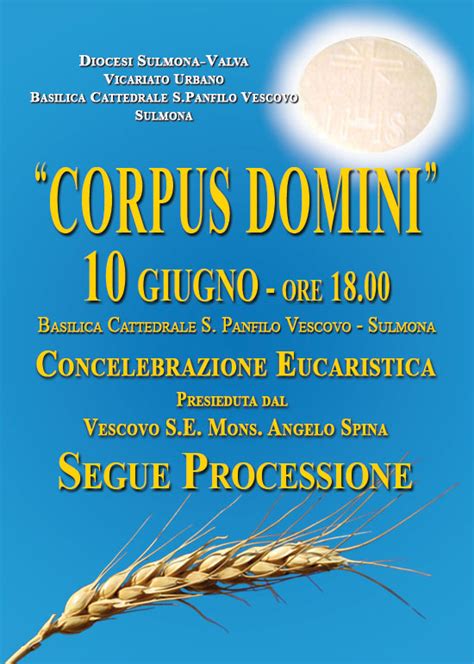 Corpus Domini Diocesi Di Sulmona Valva