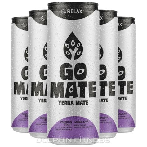 Go Mate Relax Pasion Fruit Yerba Mate 6 X 330 Ml