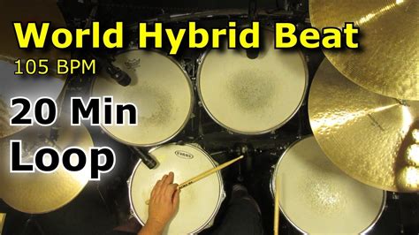 Minute Backing Track World Hybrid Beat Bpm Youtube