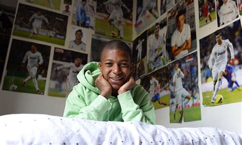 Kylian Mbappe Covered His Bedroom Walls In Pictures Of Cristiano