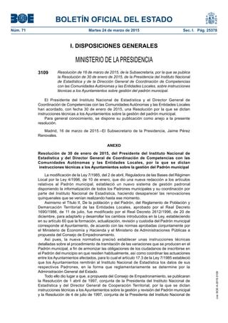 Instrucciones técnicas PMH PDF