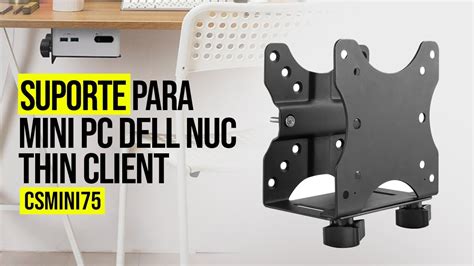 Suporte Para Mini CPU DELL PC Mac Thin Client Intel Nuc Liva CSMINI75