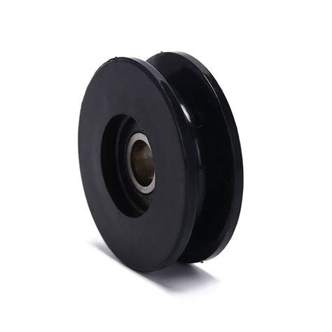 50mm Black Bearing Pulley Wheel Cable Gym Equipment Part Wearproof Gym