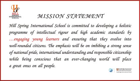 HSIS - About US: Mission Statement