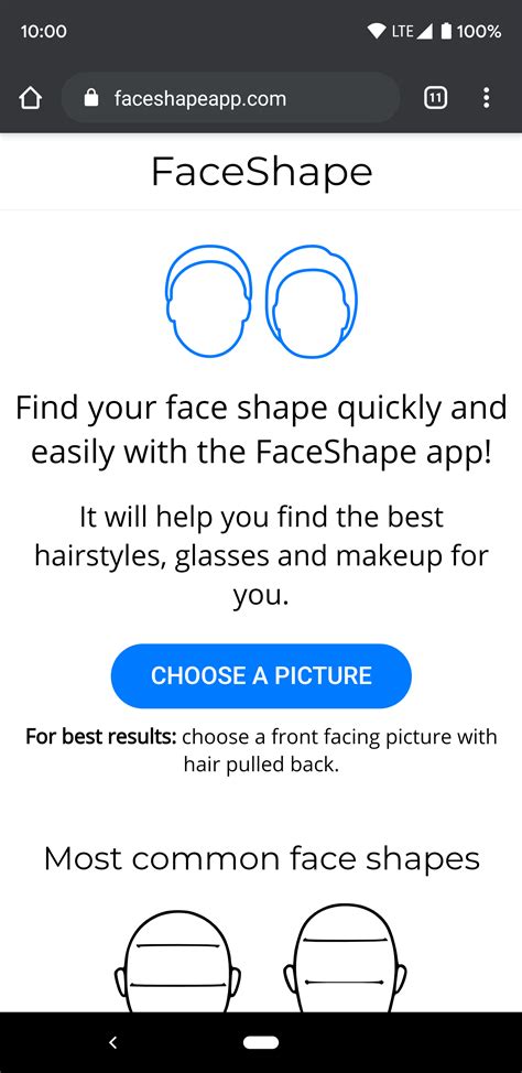 Face Shape App Find Out Your Face Shape Easily Face Shapes Face