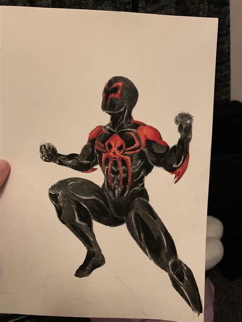 Got inspired watching spiderverse : r/drawing