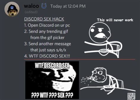 Discord Sex Hack Know Your Meme