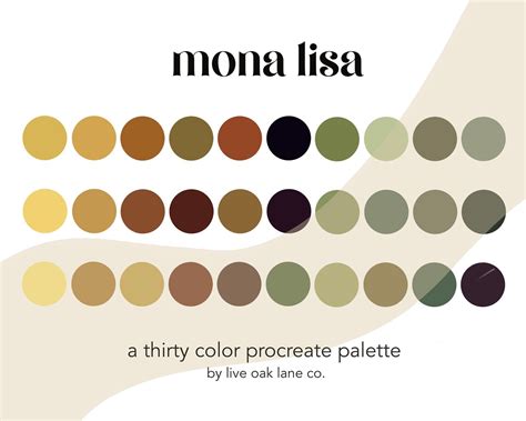 Mona Lisa Color Palette