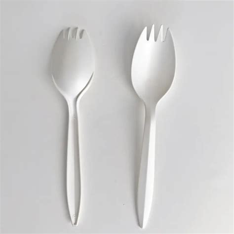 Plant Biodegradable Biodegradable Utensils Disposable White Plastic ...