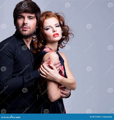 Portrait Of Beautiful Passionate Couple Stock Photo Image Of Luxury