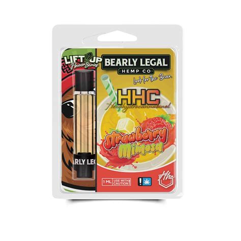 Strawberry Cough 99 Hhc Vape Cartridge 1ml Tank