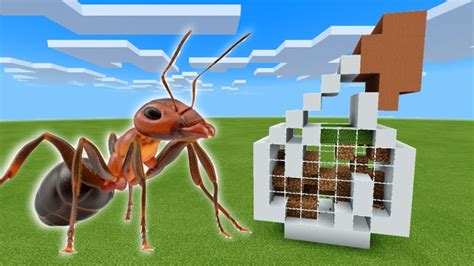 Mcpe How To Make An Ant Farm Youtube