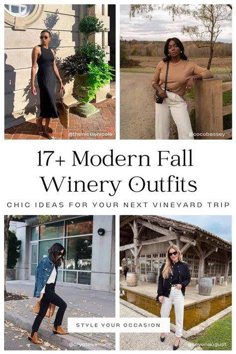 Modern Fall Winery Outfits For Your Next Trip To The Vineyard