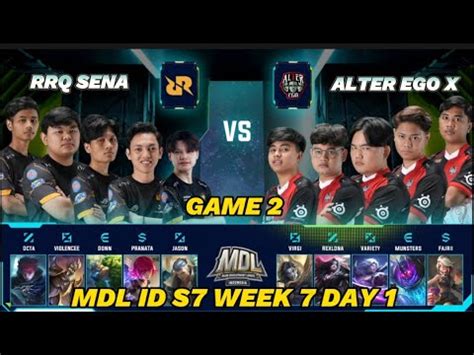 Mdl Id S Rrq Sena Vs Alter Ego Game Rrq Vs Alter Ego Game