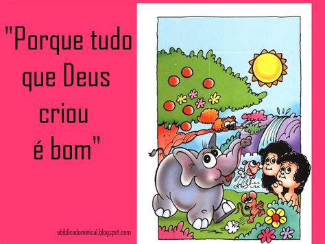 Tudo Que Deus Criou Bom Li O Maternal