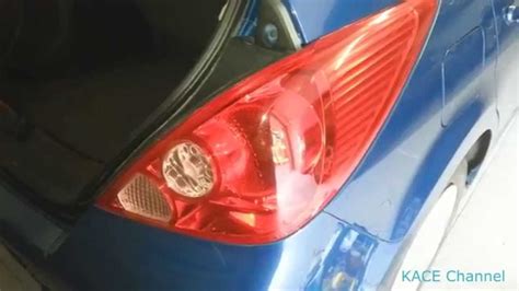 How To Replace Nissan Tiida Versa Tail Light Bulb YouTube