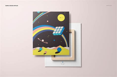 Canvas Wall Art Mockup Set on Behance