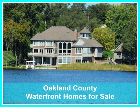 Oakland County Waterfront Homes For Sale