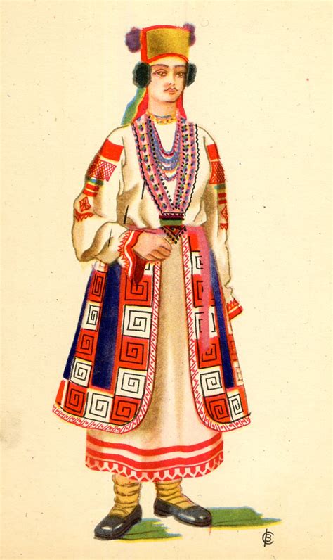 FolkCostume Embroidery The 5 Types Of Russian Folk Costume