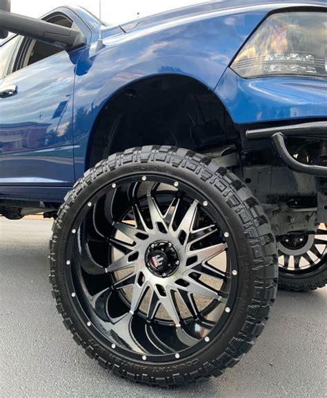 American Truxx Wheels At Dna Gloss Black Machined Face Off Road