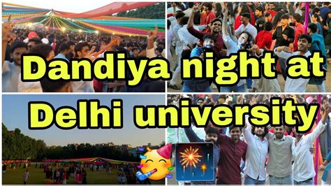 Dandiya Night At Delhi University The Abhishek Delhi