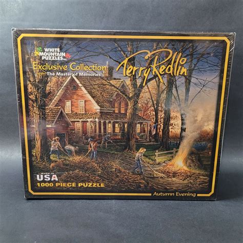 Terry Redlin Autumn Evening Piece Jigsaw Puzzle White Mountain