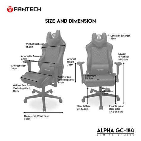 FANTECH Alpha GC-184 Gaming Chair - FANTECH