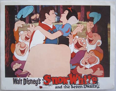 Lobby Card From Snow White And The Seven Dwarfs 1967 Lobby Cards