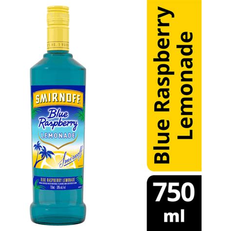 Smirnoff Blue Raspberry Lemonade Vodka Infused With Natural Flavors