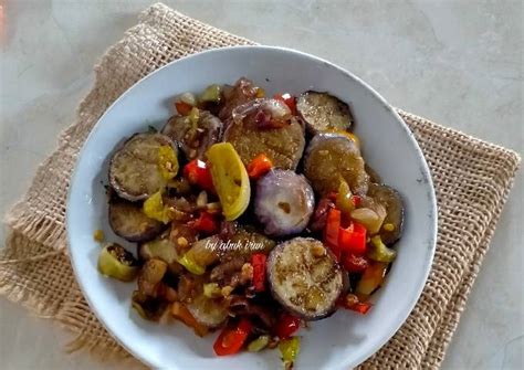 Resep Tumis Terong Lalap Cabai Tomat Oleh Abuk Irun Cookpad