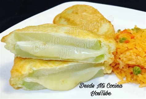 Chayotes Rellenos De Queso Chayotes Rellenos Recetas De Comida