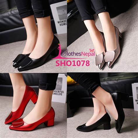 New pointed buckle women's shoes - Clothesnepal