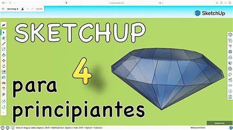 Sketchup Para Principiantes Primeros Pasos Actividad De Youtube