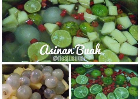 Resep Asinan Buah Rambutan Kelengkeng Apel Anggur Oleh Hestu Sugar