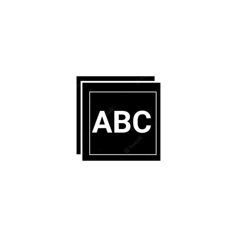 Premium Vector | Letter logo abc company logo