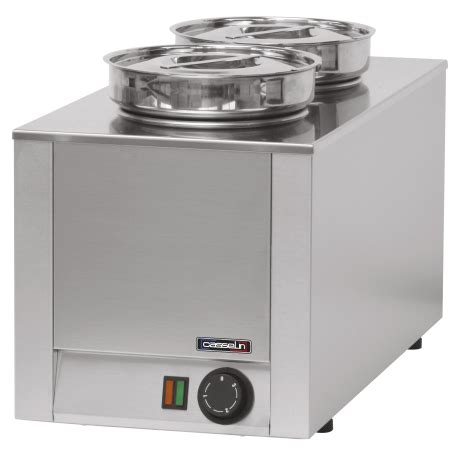 Bain Marie For Sauce 2 Containers Professional Casselin