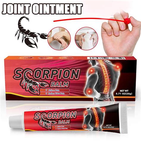 20g Scorpion Ointment Balm For Muscle Pain Relieve Powerful Arthritis