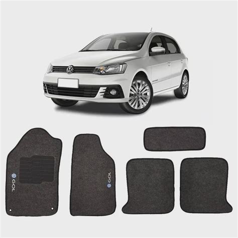 Jogo De Tapete Automotivo Em Carpete Volkswagen Gol G7 2016 A 2020