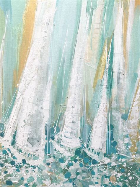 Yacht Race Rogue Waves Painting By Irina Rumyantseva Saatchi Art